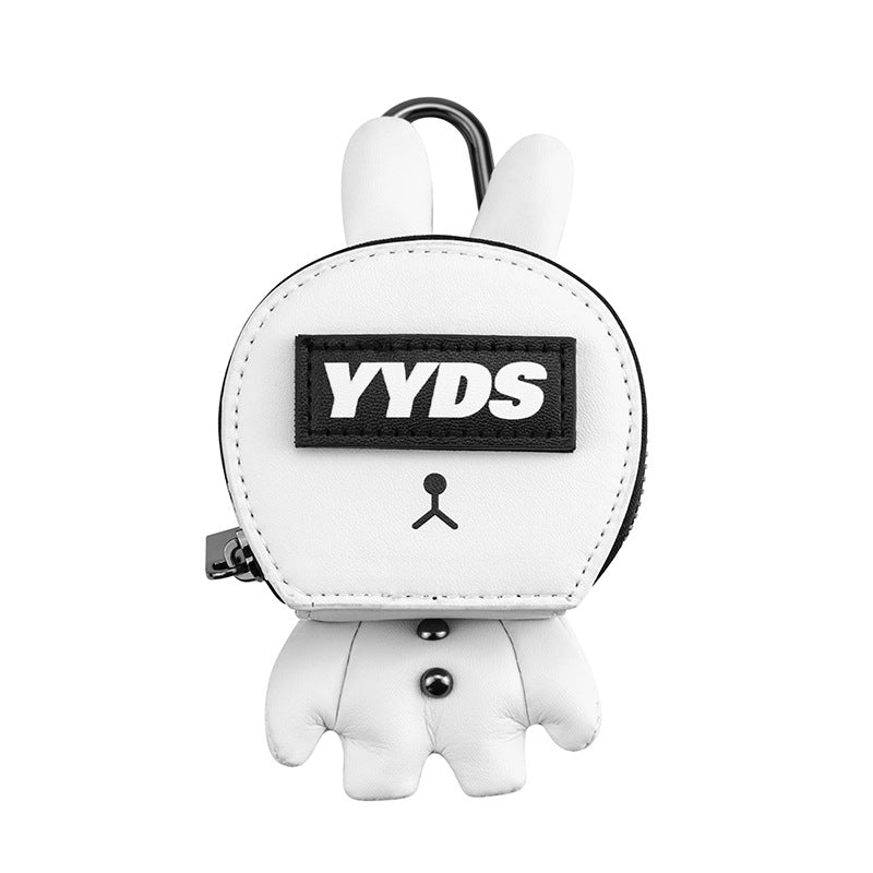 Wholesale Microfiber Expression Rabbit Zero Wallet Keychain